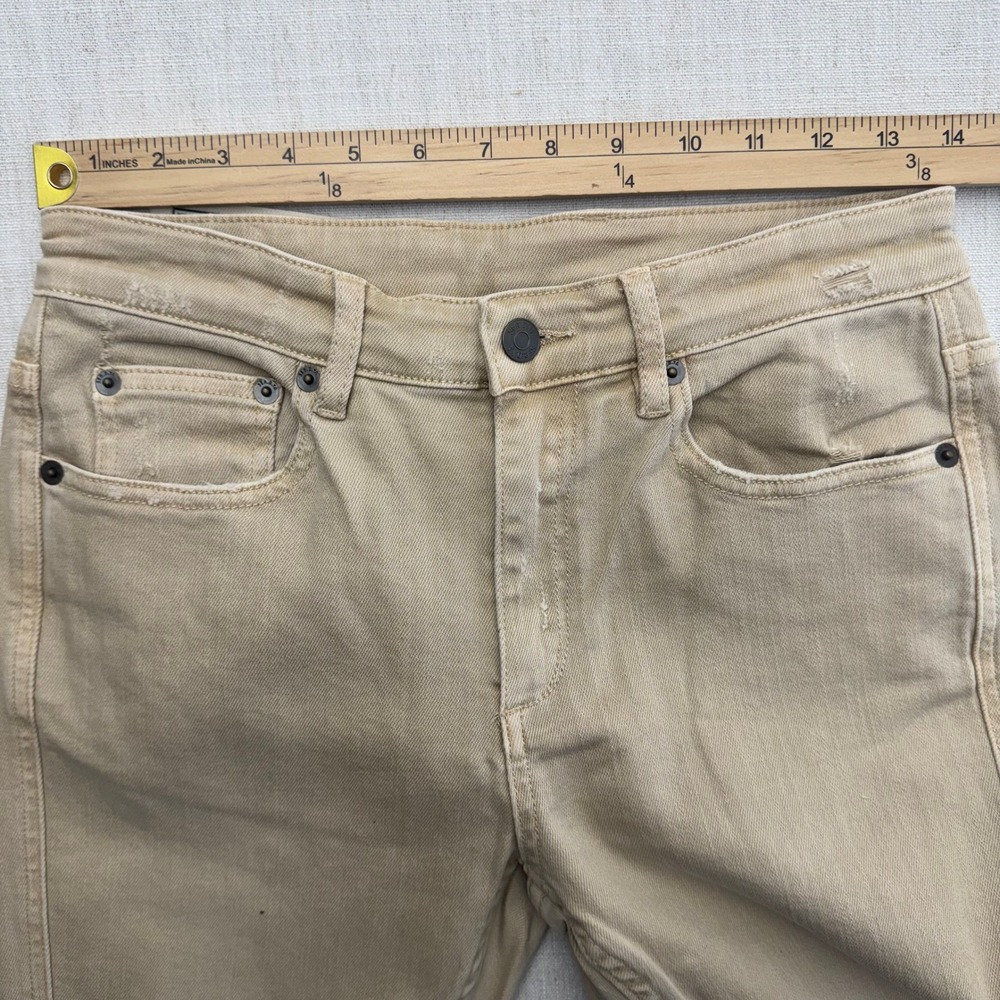 Ser.o.ya Diego Skinny Jeans Sand Dune Distressed Frayed Hem 1487-24 Size 28 - Picture 13 of 16